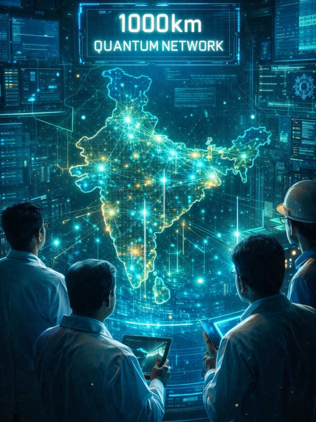 India Achieves 1000 km Quantum Communication Network Under National Quantum Mission